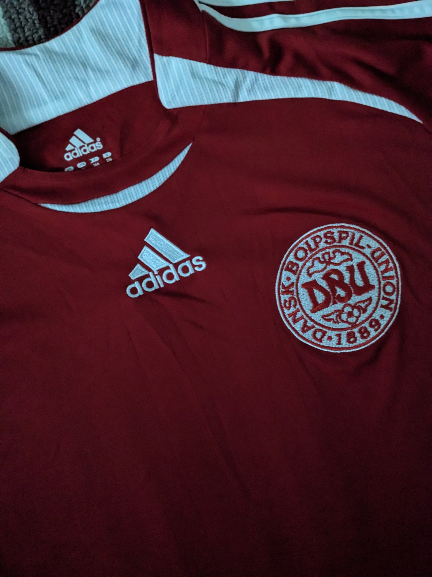 Denmark Soccer Jersey Football Shirt 100% Original Size 2006/2007 Home (XL) *brand new with tags