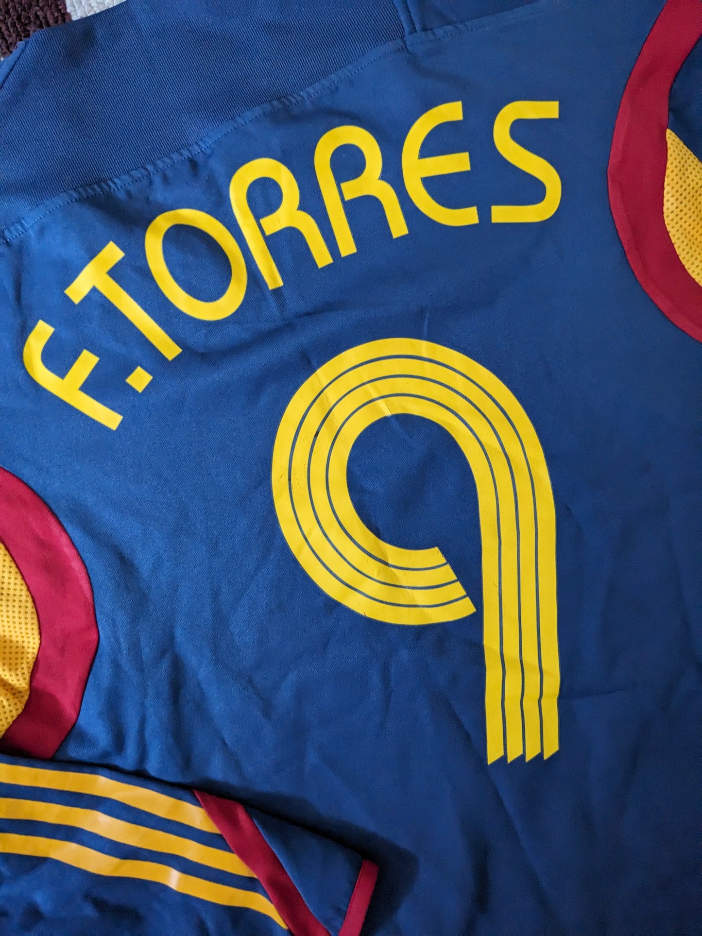 F.C. Spain adidas 2005/06 LONG SLEEVES x Fernando Torres #9 (XL)
