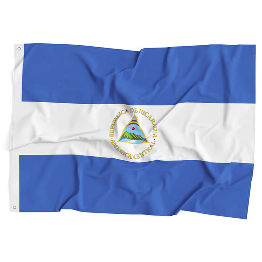 Nicaragua Flag Country Banner (3x5ft)
