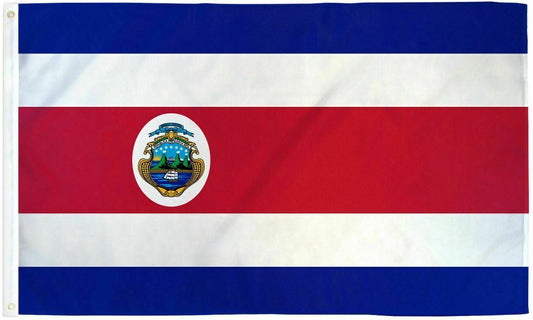 Costa Rica Flag Country Banner (3x5)